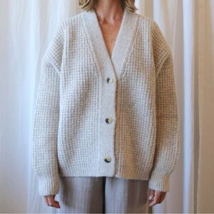 Lauren Manoogian Waffle Cardigan in Aspen